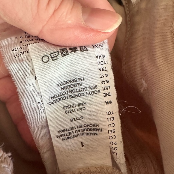 Garage high waist jegging Khaki pants size 1. - Picture 5 of 6